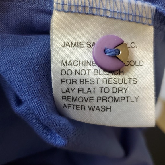 Jamie Sadock Women's Size M Blue Short Sleeve Golf Polo Top 100% Cotton - Picture 13 of 14
